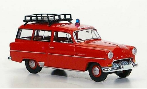 Opel Olympia Base 1/87 Brekina Caravan Fire brigade diecast model cars