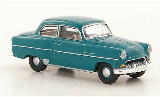 Opel Olympia Rekord 1/87 Brekina green diecast model cars