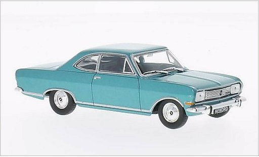 Opel Rekord B 1/43 WhiteBox Coupe metallic turquoise 1965 diecast model cars