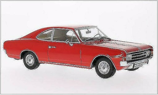 Opel Rekord C 1/18 Minichamps Coupe red 1966 diecast model cars