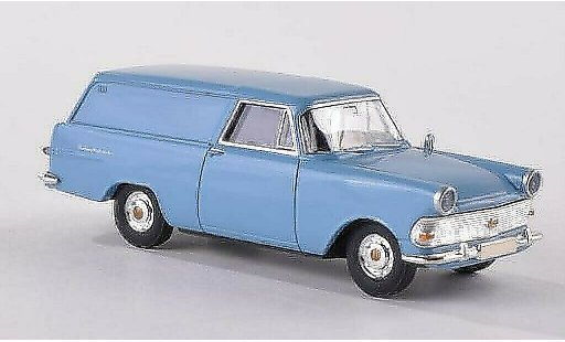Opel Rekord P2 1/87 Brekina PII van blue diecast model cars