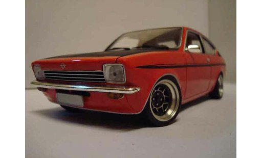Opel Kadett C coupe 1/18 Minichamps sr 1976 red diecast model cars