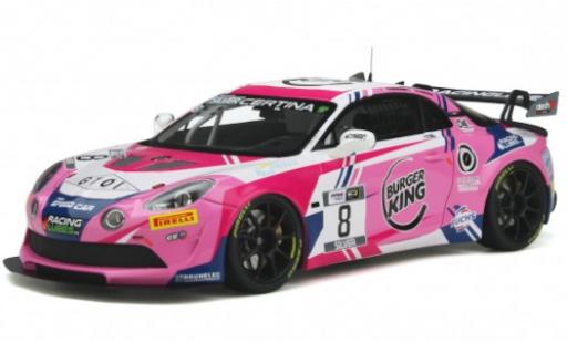 Aston Martin V8 Vantage GT4 1/18 Ottomobile Alpine A110 GT4 No.8 Team Speed Car French GT4 Cup 2020 R.Consani/B.Lariche diecast model cars