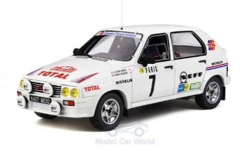Diecast model cars Citroen Visa 1/18 Ottomobile 1000 Pistes Gr.B No.7 Rallye WM Rallye Monte Carlo 1985 J-C.Andruet/A.Peuvergne Citroen Visa 1/18 Ottomobile 1000 Pistes Gr.B No.7 Rallye WM Rallye Monte Carlo 1985 J-C.Andruet/A.Peuvergne diecast model cars