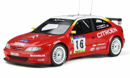 Citroen Xsara 1/18 Ottomobile Kit Car No.16 Rallye WM Rally Catalunya 1999 P.Bugalski/JP.Chiaroni diecast model cars