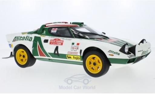 Diecast model cars Lancia Stratos 1/12 Ottomobile HF No.4 Alitalia Rallye WM Rally San Remo 1976 B.Waldegard/B.Thorszelius Lancia Stratos 1/12 Ottomobile HF No.4 Alitalia Rallye WM Rally San Remo 1976 B.Waldegard/B.Thorszelius diecast model cars