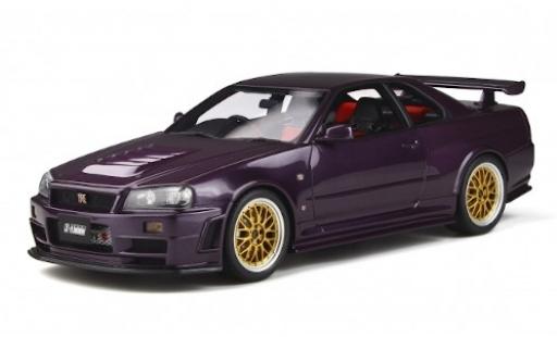 Diecast model cars Nissan Skyline 1/18 Ottomobile GT-R (Z34) Nismo Z-Tune metallic purple RHD 1998 avec doré jantes Nissan Skyline 1/18 Ottomobile GT-R (Z34) Nismo Z-Tune metallic purple RHD 1998 avec doré jantes diecast model cars