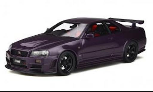 Diecast model cars Nissan Skyline 1/18 Ottomobile GT-R (Z34) Nismo Z-Tune metallic purple RHD 1998 avec black jantes Nissan Skyline 1/18 Ottomobile GT-R (Z34) Nismo Z-Tune metallic purple RHD 1998 avec black jantes diecast model cars
