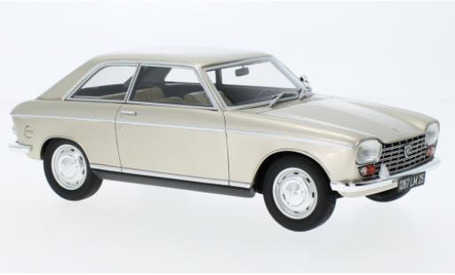 Peugeot 204 1/18 Ottomobile Coupe metallise beige 1965 diecast model cars