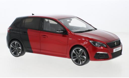 Diecast model cars Peugeot 308 1/18 Ottomobile GTI metallise red/metallise black 2018 Peugeot 308 1/18 Ottomobile GTI metallise red/metallise black 2018 diecast model cars