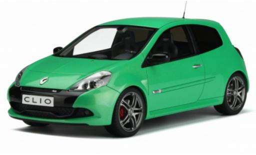 Diecast model cars Renault Clio 1/18 Ottomobile 3 R.S. Ph.2 green 2011 Renault Clio 1/18 Ottomobile 3 R.S. Ph.2 green 2011 diecast model cars