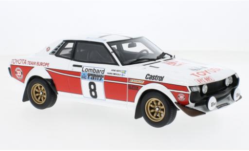 Diecast model cars Toyota Celica 1/18 Ottomobile (RA21) No.8 Rallye WM RAC Rallye 1977 Toyota Celica 1/18 Ottomobile (RA21) No.8 Rallye WM RAC Rallye 1977 diecast model cars