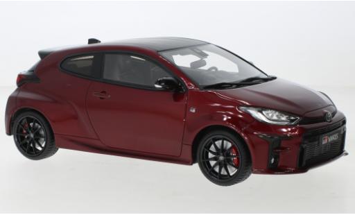 Diecast model cars Toyota Yaris 1/18 Ottomobile GR metallise red foncé 2021 Toyota Yaris 1/18 Ottomobile GR metallise red foncé 2021 diecast model cars