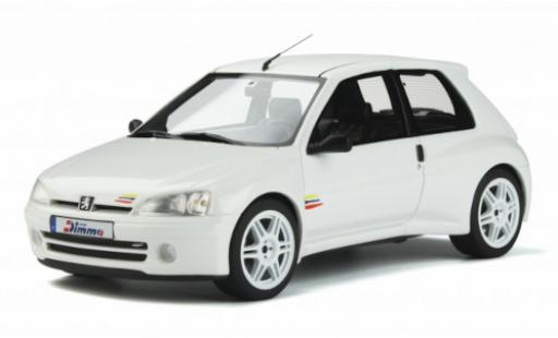 Diecast model cars Peugeot 106 1/18 Ottomobile Maxi Dimma white 1997 Peugeot 106 1/18 Ottomobile Maxi Dimma white 1997 diecast model cars