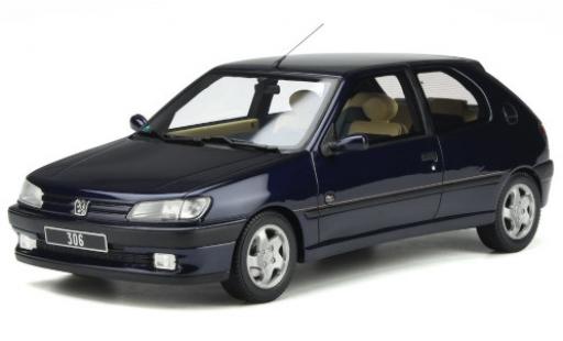 Diecast model cars Peugeot 306 1/18 Ottomobile Eden Park metallic blue 1995 Peugeot 306 1/18 Ottomobile Eden Park metallic blue 1995 diecast model cars