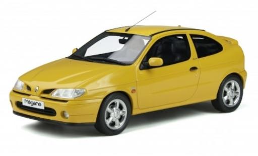 Diecast model cars Renault Megane 1/18 Ottomobile Mk1 Coupe 2.0 16V yellow 1999 Renault Megane 1/18 Ottomobile Mk1 Coupe 2.0 16V yellow 1999 diecast model cars