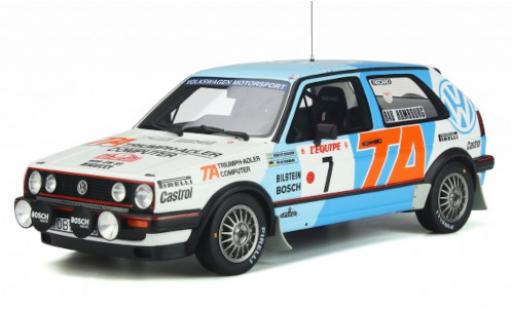 Diecast model cars Volkswagen Golf 1/18 Ottomobile II GTI 16V Gr.A No.7 Motorsport TA Triumph-Adler Computer Rallye WM Rally Monte 1987 K.Eriksson/P.Diekmann Volkswagen Golf 1/18 Ottomobile II GTI 16V Gr.A No.7 Motorsport TA Triumph-Adler Computer Rallye WM Rally Monte 1987 K.Eriksson/P.Diekmann diecast model cars