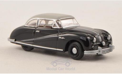 Austin Atlantic 1/76 Oxford Saloon black/grey diecast model cars