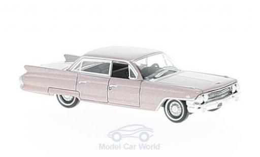Cadillac Deville 1/87 Oxford DeVille Sedan metallic pink 1961 diecast model cars