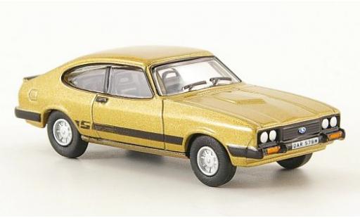 Ford Capri 1/76 Oxford Mk III gold diecast model cars