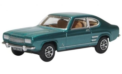 Ford Capri 1/76 Oxford Mk1 metallic türkis RHD diecast model cars