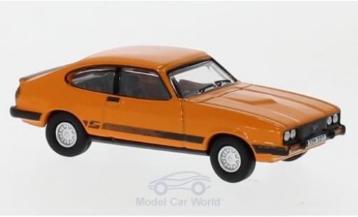 Diecast model cars Ford Capri 1/76 Oxford MkIII 3.0S orange Ford Capri 1/76 Oxford MkIII 3.0S orange diecast model cars