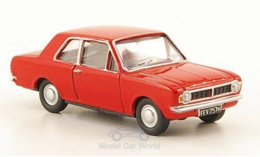 Ford Cortina 1/76 Oxford MKII red diecast model cars
