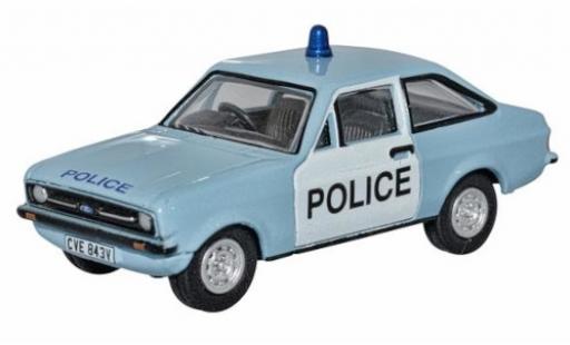 Diecast model cars Ford Escort 1/76 Oxford MkII blue/white RHD Police (UK) Ford Escort 1/76 Oxford MkII blue/white RHD Police (UK) diecast model cars