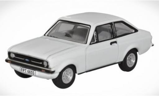 Diecast model cars Ford Escort 1/76 Oxford MkII white RHD Ford Escort 1/76 Oxford MkII white RHD diecast model cars