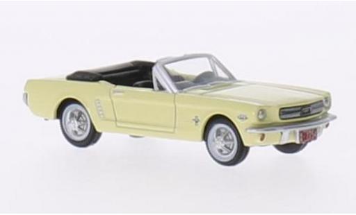 Diecast model cars Ford Mustang 1/87 Oxford Convertible yellow 1965 Ford Mustang 1/87 Oxford Convertible yellow 1965 diecast model cars