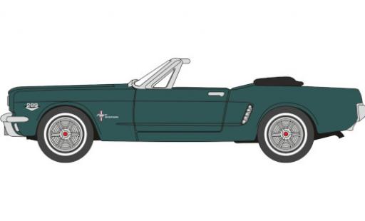 Diecast model cars Ford Mustang 1/87 Oxford Convertible green 1965 Ford Mustang 1/87 Oxford Convertible green 1965 diecast model cars