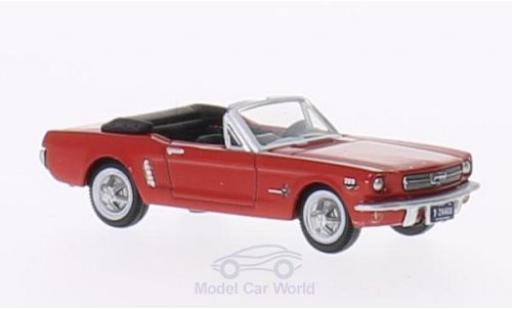 Diecast model cars Ford Mustang 1/87 Oxford Convertible red 1965 Ford Mustang 1/87 Oxford Convertible red 1965 diecast model cars