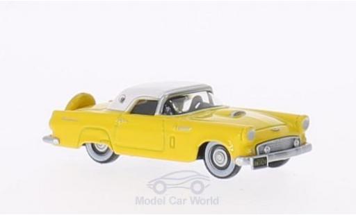 Diecast model cars Ford Thunderbird 1/87 Oxford yellow/white 1956 Ford Thunderbird 1/87 Oxford yellow/white 1956 diecast model cars