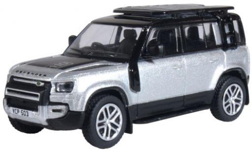 Diecast model cars Land Rover Defender 1/76 Oxford 110 (L663) grey RHD 2020 Land Rover Defender 1/76 Oxford 110 (L663) grey RHD 2020 diecast model cars