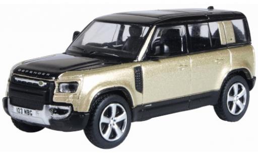 Land Rover Defender 1/76 Oxford 110X (L663) metallic brown/black RHD 2020 diecast model cars