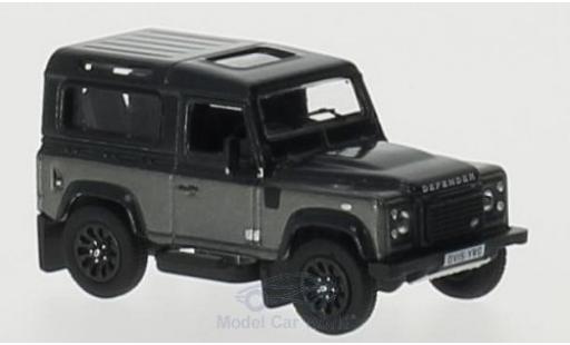 Diecast model cars Land Rover Defender 1/76 Oxford 90 grey/grey RHD Station Wagon Land Rover Defender 1/76 Oxford 90 grey/grey RHD Station Wagon diecast model cars