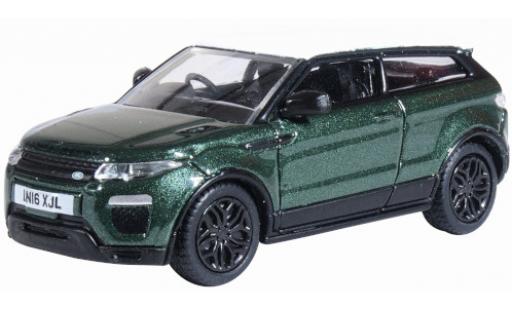Diecast model cars Land Rover Range Rover 1/76 Oxford Evoque Coupe metallic green/white RHD 2016 Facelift Land Rover Range Rover 1/76 Oxford Evoque Coupe metallic green/white RHD 2016 Facelift diecast model cars