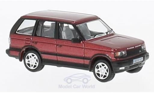 Land Rover Range Rover 1/76 Oxford P38 metallic red diecast model cars