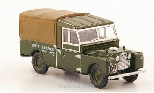 Land Rover Series 1 1/76 Oxford 109 oliv/brown British Railways diecast model cars