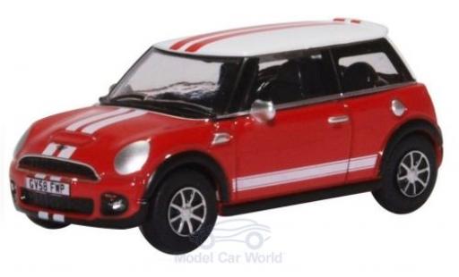 Mini Cooper 1/76 Oxford red/white diecast model cars