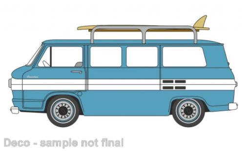 Chevrolet Corvair 1/87 Oxford Greenbrier Passenger Wagon turquoise 1961 diecast model cars