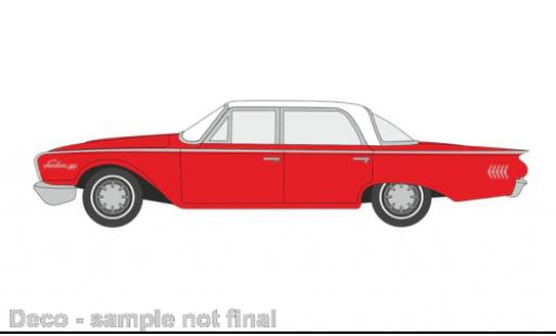 Diecast model cars Ford Fairlane 1/87 Oxford Sedan 500 red/white 1960 Ford Fairlane 1/87 Oxford Sedan 500 red/white 1960 diecast model cars