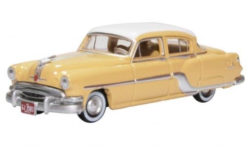 Diecast model cars Pontiac Chieftain 1/87 Oxford 4-Door beige/white 1954 Pontiac Chieftain 1/87 Oxford 4-Door beige/white 1954 diecast model cars