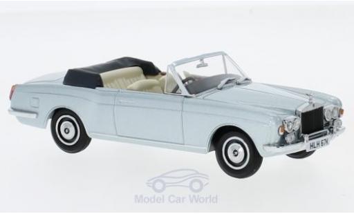 Rolls Royce Corniche 1/43 Oxford Convertible metallic blue RHD diecast model cars