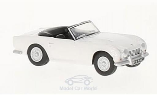 Triumph TR4 1/76 Oxford white diecast model cars
