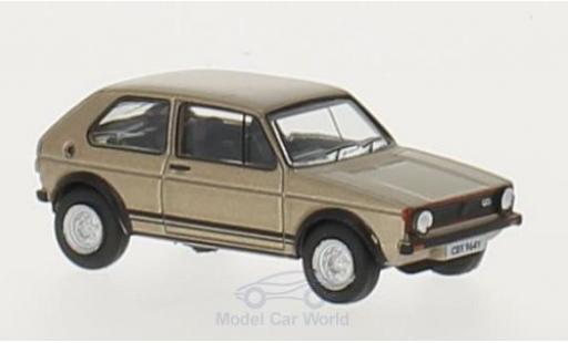 Diecast model cars Volkswagen Golf V 1/76 Oxford I GTI metallic beige RHD Volkswagen Golf V 1/76 Oxford I GTI metallic beige RHD diecast model cars