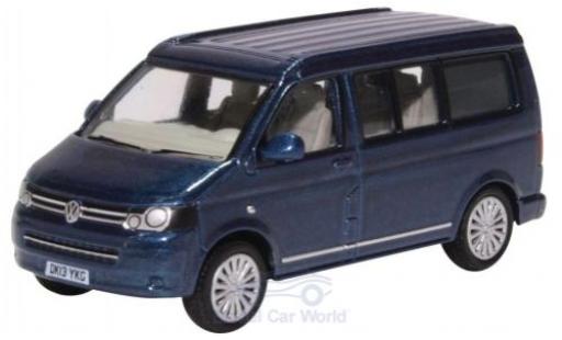 Volkswagen T5 1/76 Oxford California Camper metallic blue diecast model cars