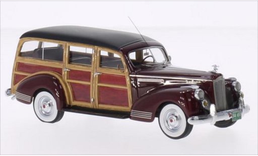 Packard 110 Deluxe Wagon 1/43 Neo red/Holzoptik 1941 diecast model cars