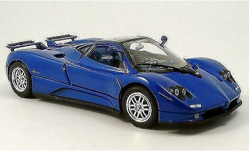 Pagani Zonda C12 1/18 Motormax blue 2004 diecast model cars