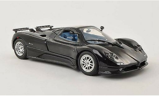 Pagani Zonda C12 1/18 Motormax black 2004 diecast model cars